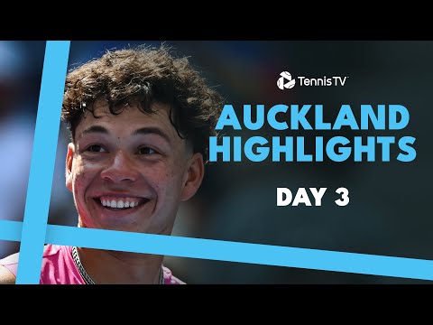 Mensik vs Shelton; Monfils Takes On Struff & More 💥 | Auckland 2025 Highlights Day 3