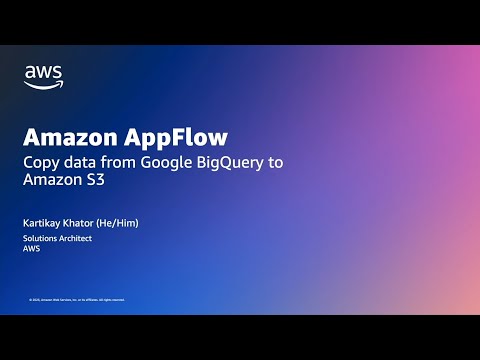 Amazon AppFlow BigQuery connector | Amazon Web Services