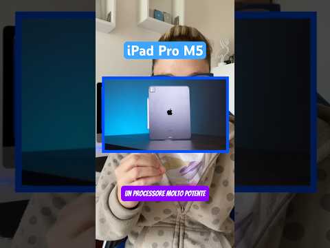 Apple presenta il nuovo iPad Pro con chip M5: POTENZA ESTREMA! #shorts #apple #ipadprom5