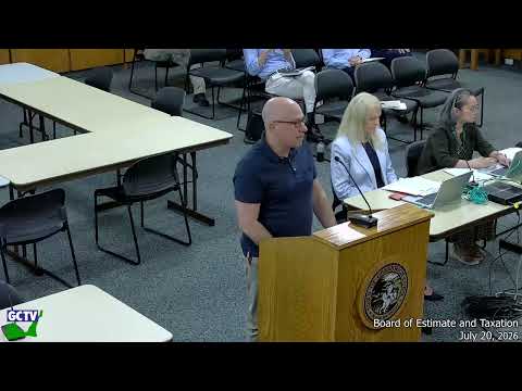 Board of Estimate & Taxation, July 20, 2026