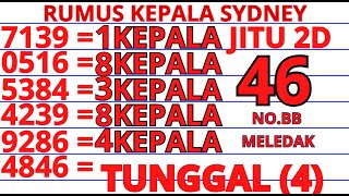 PREDIKSI SYDNEY LOTTO 30 JUNI 2025 | RUMUS KEPALA EKOR SIDNEY HARI INI