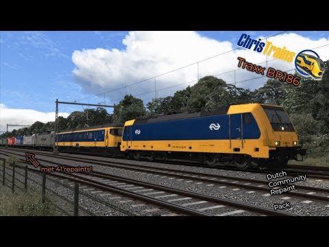 ChrisTrains BR186 DCR Repaint pack