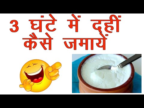 दही सिर्फ 90 मिनट में जमायें HOW TO MAKE CURD