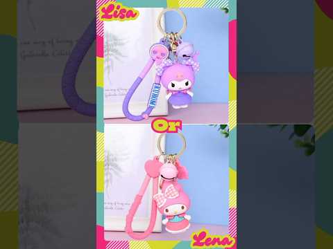 Lisa or Lena | Sanrio Keychain #wouldyourather #sanrio #quiz #cute #keychain #collection #hobby #fyp