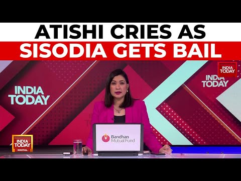 Atishi Cries as Manish Sisodia Gets Bail, AAP Leaders React | Manish Sisodia Gets Bail