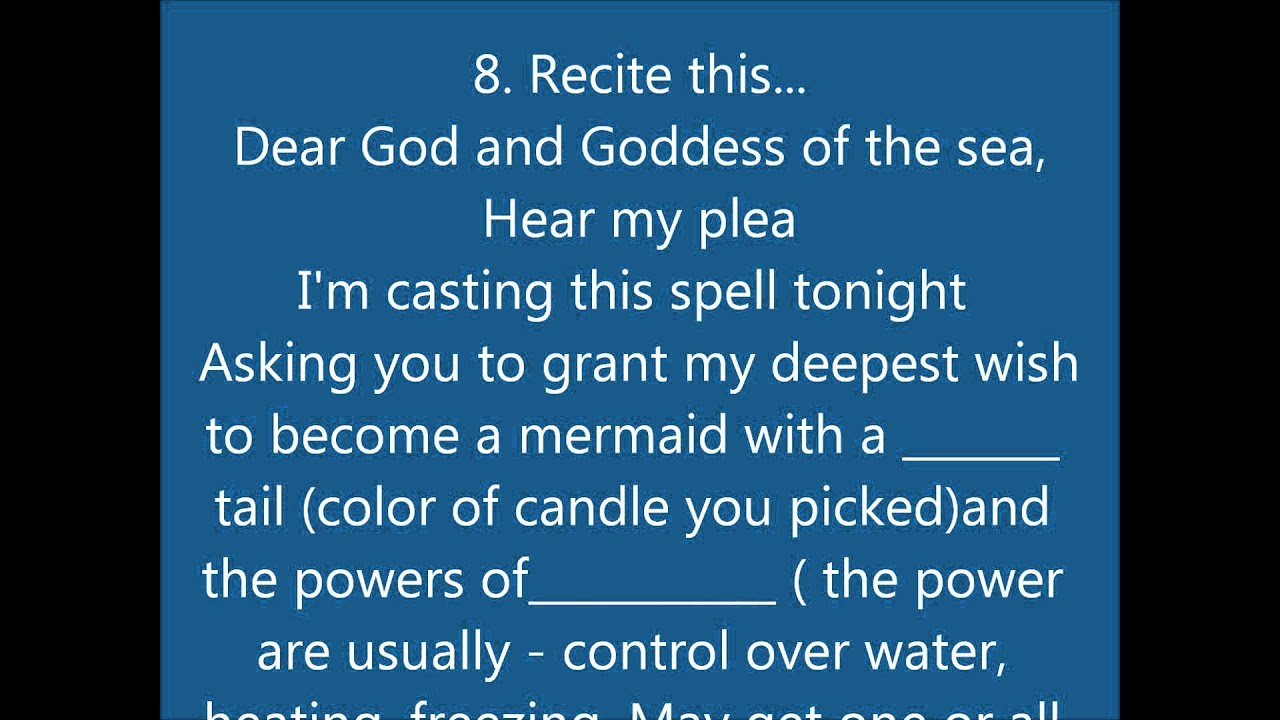 spells on how to become a mermaid for real spells on how to become a mermaid for real