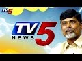Chandrababu honours TV5 crew members