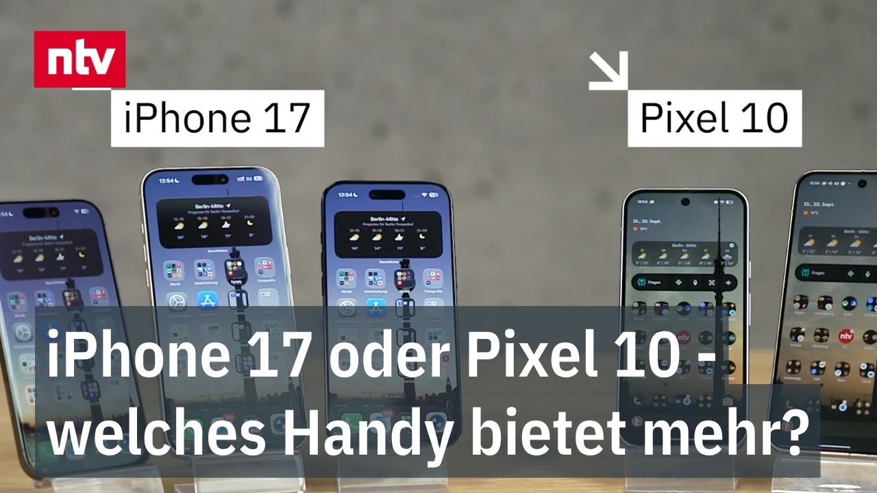 iPhone 17 oder Pixel 10 - welches Smartphone mehr bietet: Vergleich auf oberstem Preisniveau