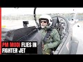 PM Modi Flies In Light Combat Tejas Fighter Jet In Bengaluru