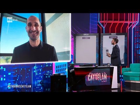 "Chiello manca" con Giorgio Chiellini - Stasera c'è Cattelan su Rai 2 del 30/01/2024