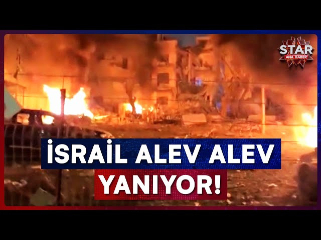 Demir Kubbe'yi Aşan Füzeler İsrail'de Birçok Noktayı Yerle Bir Etti! | Star Ana Haber