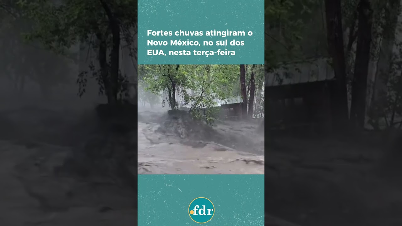 🌧️ Tempestade Devastadora no Novo México 🌧️