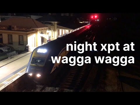Night XPT at Wagga Wagga