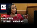 LIVE: Judge considers removal of Fani Willis from Trumps Georgia election interference case