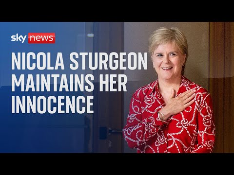 Nicola Sturgeon maintains her innocence as she returns to Holyrood after her arrest