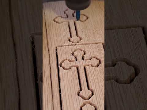 making oak crosses ✝️ foxalien 40x40 xe cnc router