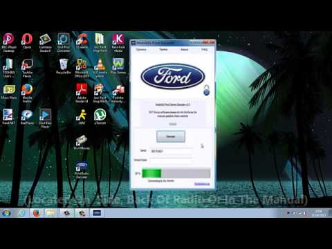Ford fiesta 4500 radio key code #4