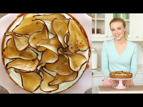 Maple Cheesecake with Roasted Pears- Sweet Talk with Lindsay Strand