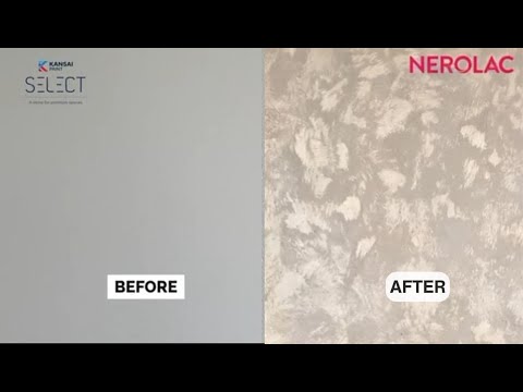 We Gave A Boring Wall A Metallic Makeover Using Nerolac's Kansai Select Bluhm | Learn How Easily