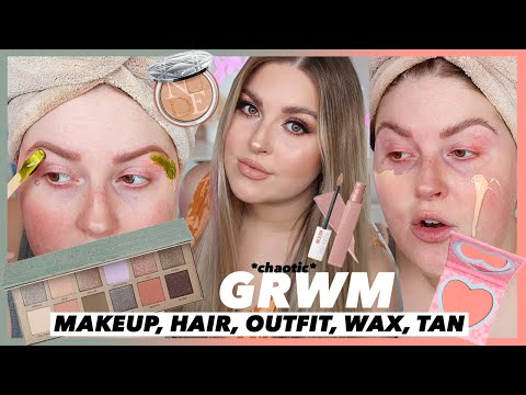 being stressed for 30 min straight ????? WAXING, TANNING, OOTD, MAKEUP, HAIR, DISASTER!!