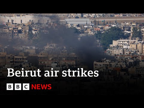 Israel strikes hit Hezbollah area in Lebanese capital Beirut | BBC News