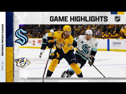 Kraken @ Predators 10/14/21 | NHL Highlights