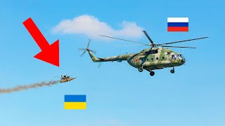 Dron Ucraniano DERRIBA Helicóptero Ruso - Y ESTO Fue lo que Pasó...