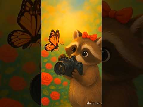 The Curious Raccoon 📸🦋 | A Magical Moment That Will Steal Your Heart! | Raccland