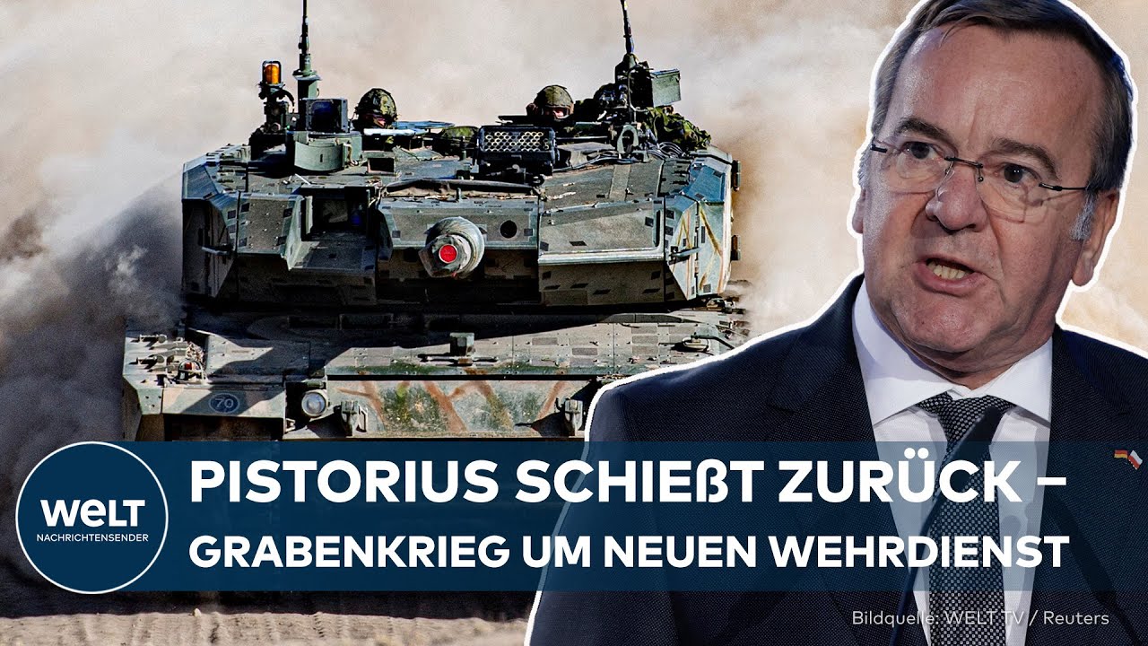 KESSELSCHLACHT FÜR PISTORIUS: In Wehrdienst-Debatte kämpft Verteidigungsminister an zwei Fronten