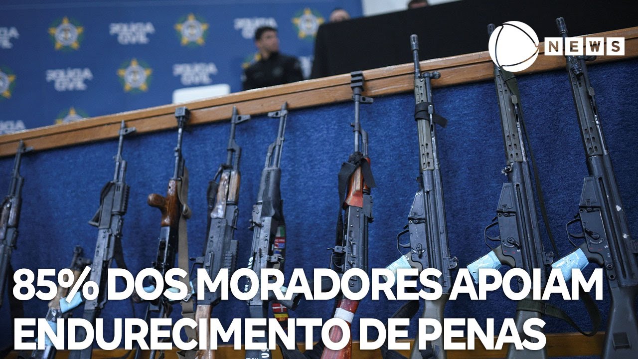 85 dos moradores do RJ apoiam endurecer pena de homicídio