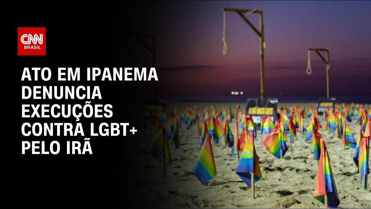 Durante o Brics ato denuncia execuções contra LGBT+ no Irã | CNN PRIME TIME