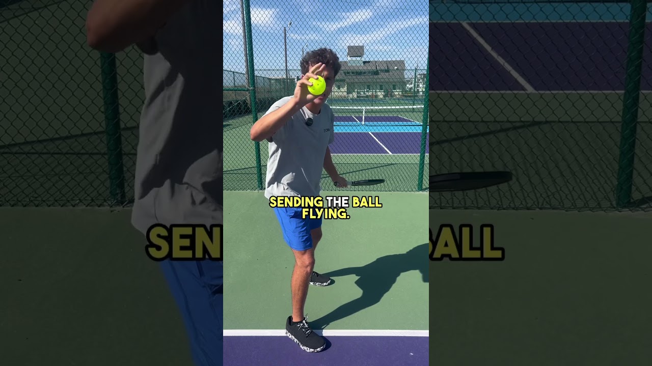 How to hit a Forehand Drive with Topspin #pickleballtips #pickleball #shorts