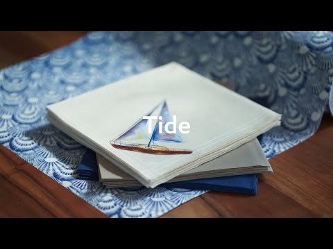 Restaurant decoration ideas │ Year Round napkins 2023: Tide