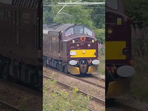 37676 and 37555 at Bryn with tones and thrash 03/09/2022