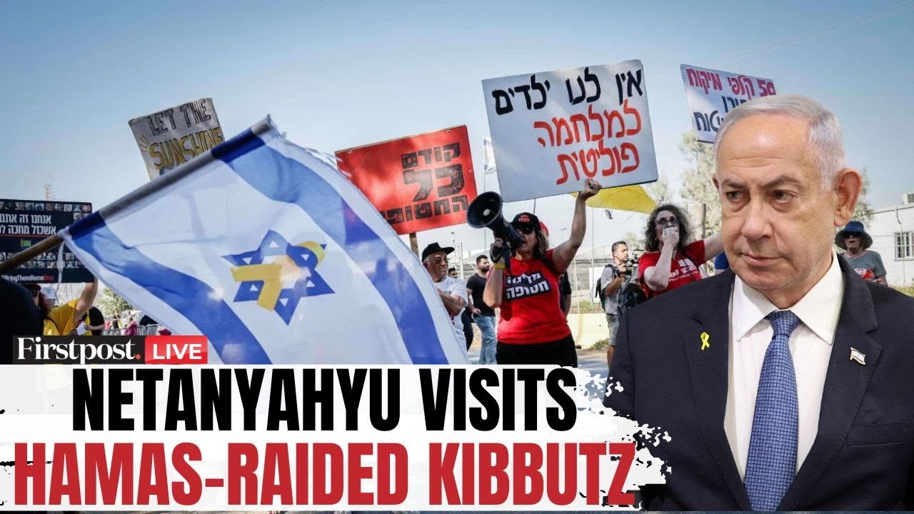 Netanyahu LIVE : Israeli PM Visits Hamas Wrecked Kibbutz Near Gaza, Faces Protests | N18G