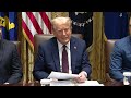 Trump talks nationwide crime crackdown at 7th Cabinet meeting  - 03:16:16 min - News - Video