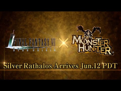 FINAL FANTASY VII EVER CRISIS | Monster Hunter Crossover Event Silver Rathalos Update