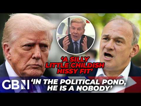'IMMATURE!' | Andrew Pierce blasts 'political nobody' Ed Davey boycotting Trump's Banquet