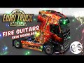 Volvo FH 2012 Fire Guitars Skin + Trailer