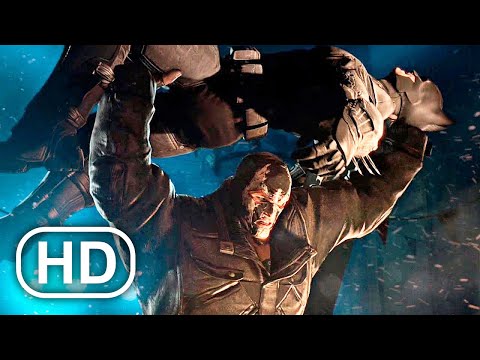 Bane Destroys Batman's Back Scene (2023) 4K ULTRA HD