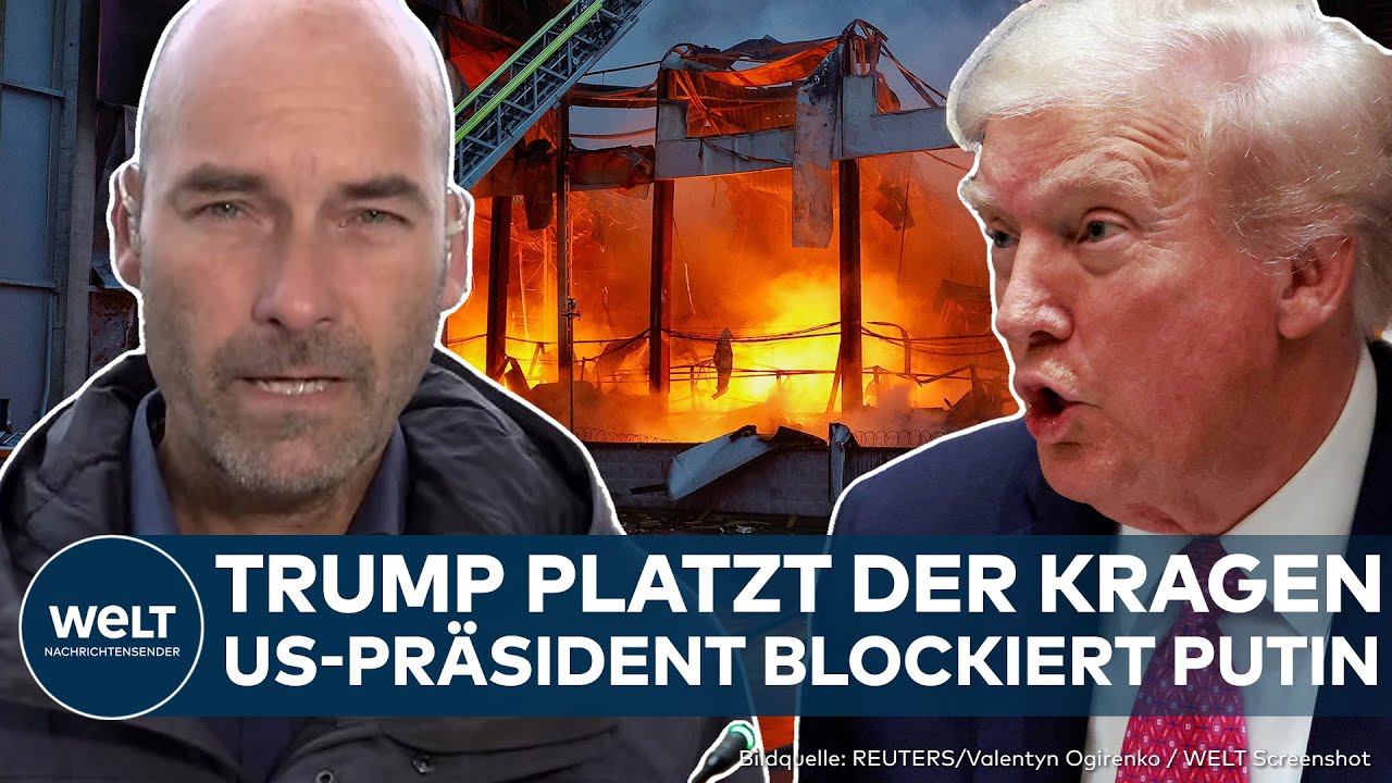 KRIEG IN UKRAINE: Trump tobt! US-Präsident sagt Gespräche mit Putin ab! Russland greift Kiew an