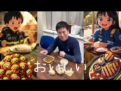 消防士の飯 Vol.11(消防士の今日のご飯に密着)「命を守る人たちは普段何を食べているのか?」【衣浦東部広域連合消防局】