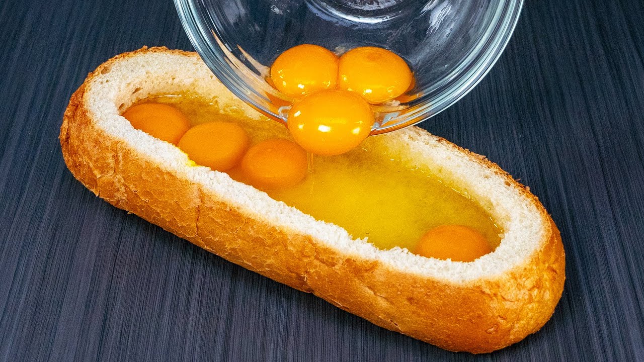 Jen chléb a vejce! Kulinářská lahůdka hotová za 10 minut!