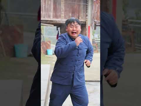 Song Song and Er Mao defeated the monster #funny #comedy