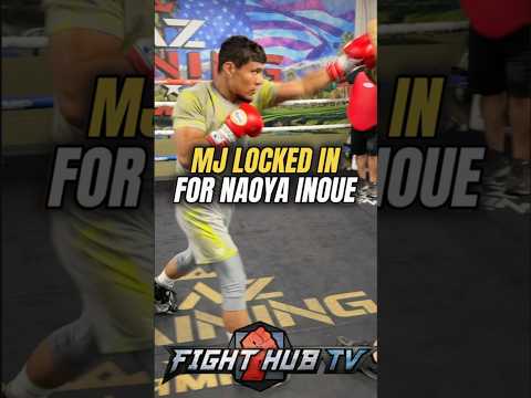 MJ BLAST Naoya Inoue KO punches on mitts ahead of matchup in training!