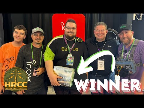 He Won An ICOM IC-705 - Hamvention Challenege