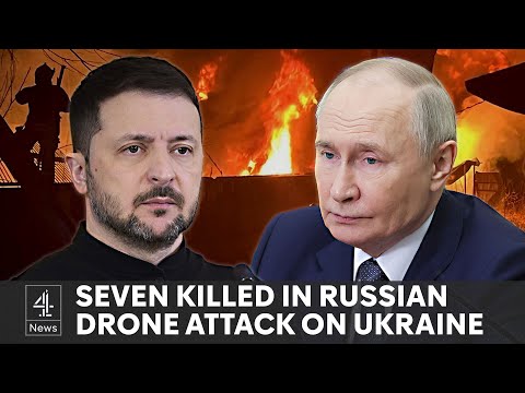 Seven killed in Russian attack on Ukraine as ceasefire talks resume in Saudi Arabia