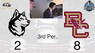 72nd Men's Beanpot Semifinals | No. 1 Boston College Men's Hockey vs. Northeastern