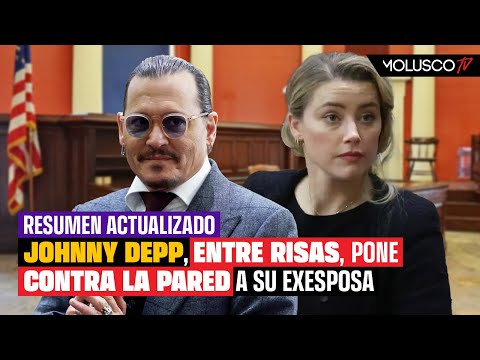 Johnny Depp, entre risas, pone contra la pared a su exesposa. Resumen actualizado del Caso