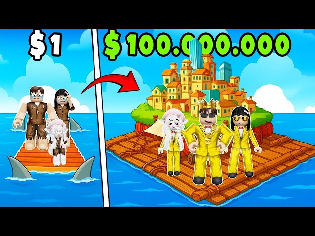 Yuta Mio Ubah Rakit Kayu Jadi Kampung Diatas Laut | ROBLOX